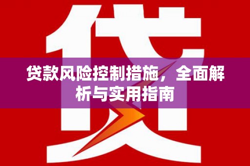 临沂贷款风险控制措施，全面解析与实用指南