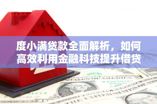 临沂度小满贷款全面解析，如何高效利用金融科技提升借贷体验