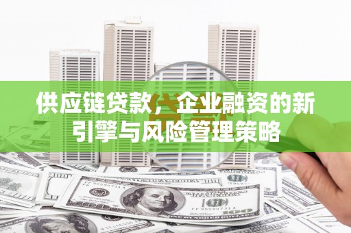 临沂供应链贷款，企业融资的新引擎与风险管理策略