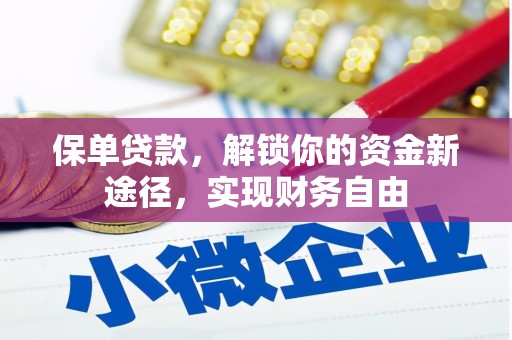 临沂保单贷款，解锁你的资金新途径，实现财务自由