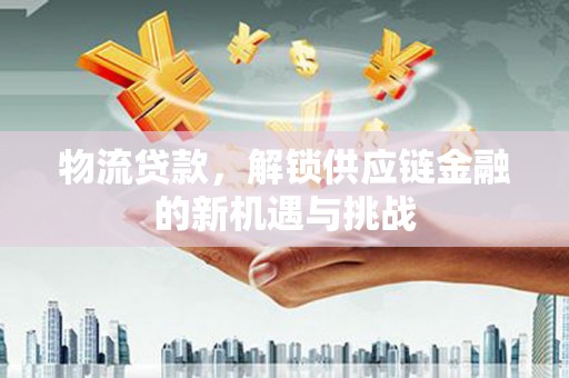 临沂物流贷款，解锁供应链金融的新机遇与挑战