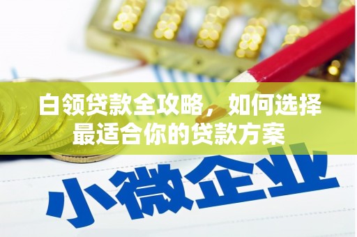 临沂白领贷款全攻略，如何选择最适合你的贷款方案